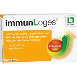 Eine Schachtel mit 60 Kapseln zur Unterstützung des Immunsystems.