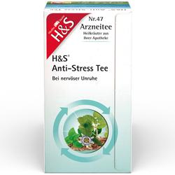 Packung von Anti-Stress Tee zur Beruhigung bei nervöser Unruhe.